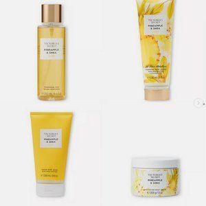 4 pc. Victoria's Secret Pineapple & Shea set